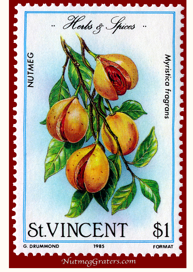 1985 St. Vincent Herbs & Spices Nutmegs