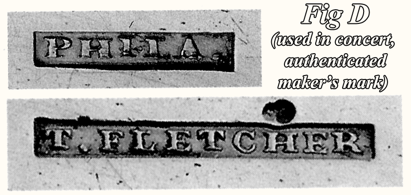 Authenticated maker's mark for Thomas Fletcher 1830 - 1842