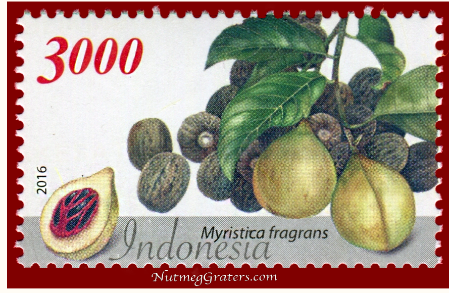 2016 Nutmeg Stamp Indonesia