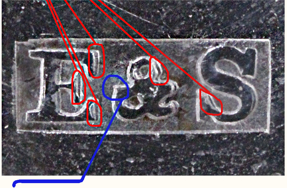 Shepard Maker's Mark Compared With Authenticated Maker's Marks