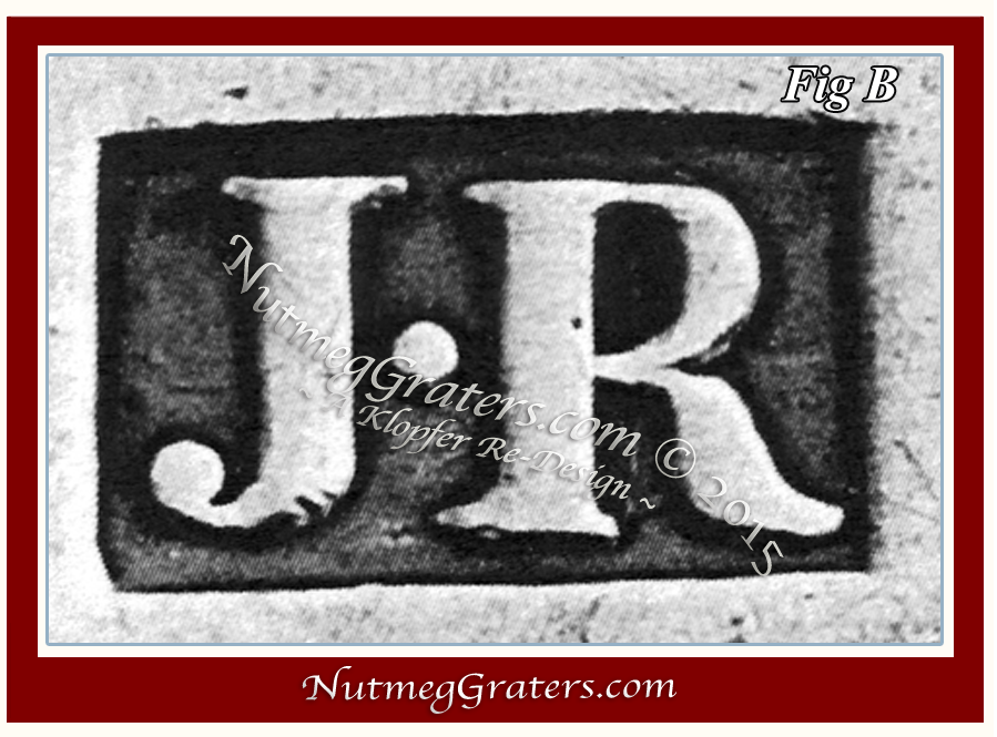 Authenticated maker's mark for Joseph Richardson Jr. of Philadelphia
