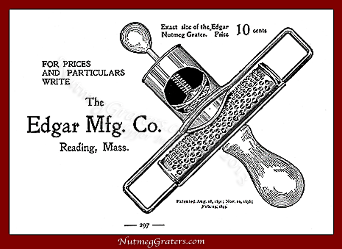 Edgar nutmeg grater 1899