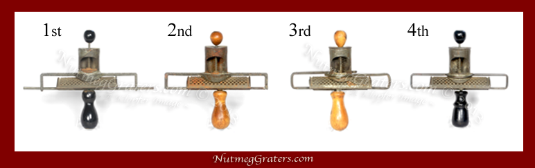 Patented Edgar Nutmeg Graters