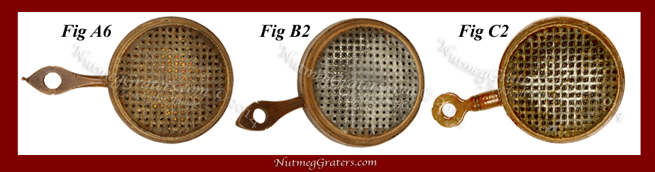 Grater Size for Regency Tunbridge Ware Treen Nutmeg Grater