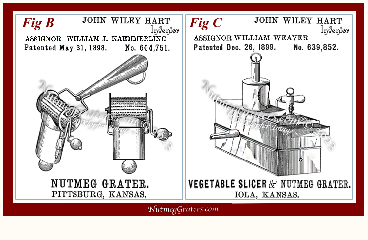 John Wiley Hart Nutmeg Grater